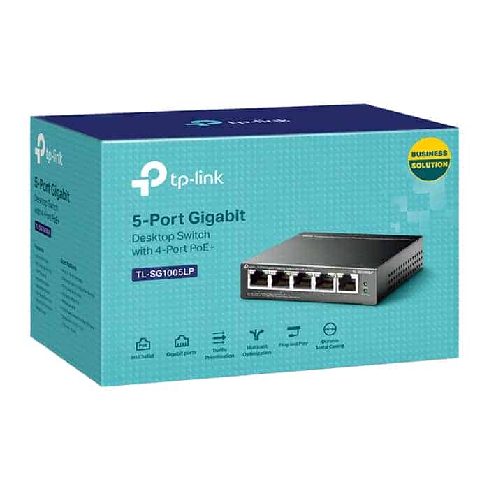 (image for) TP-LINK 5 Port Gigabit Desktop Switch with 4-Port PoE